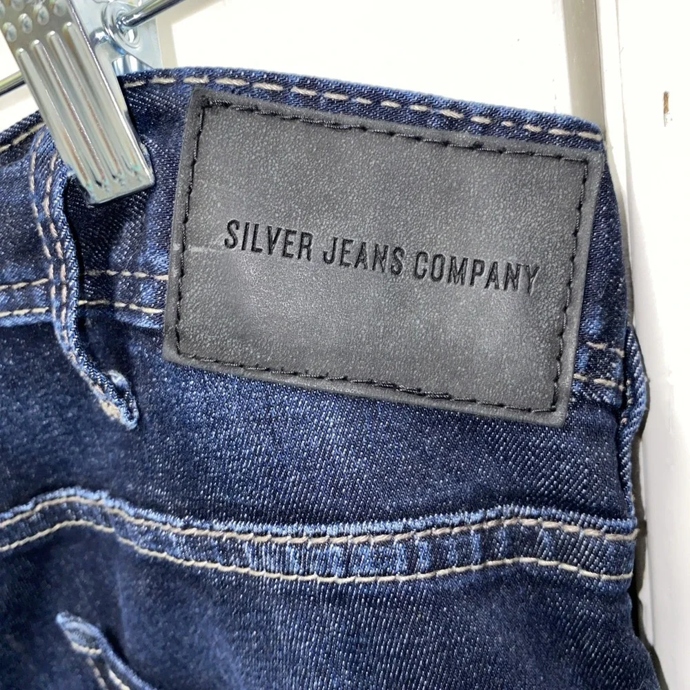 Men's Dark Wash Silver Jean Company‎ Allan Jeans Straight Leg 32x32